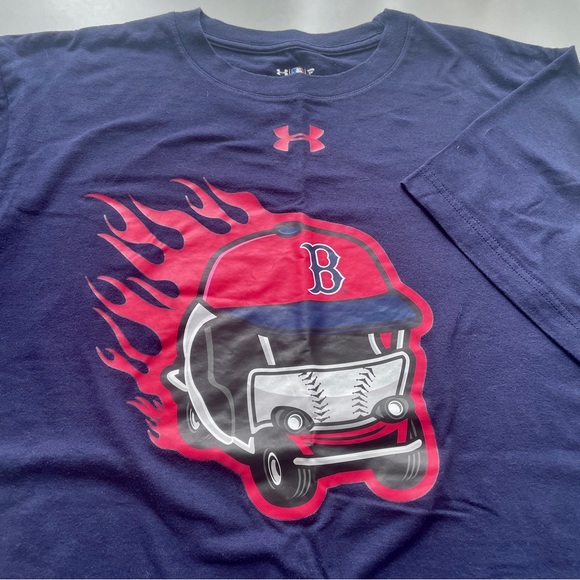 Under Armour Boston Red Sox Navy Tshirt - Picture 4 of 8